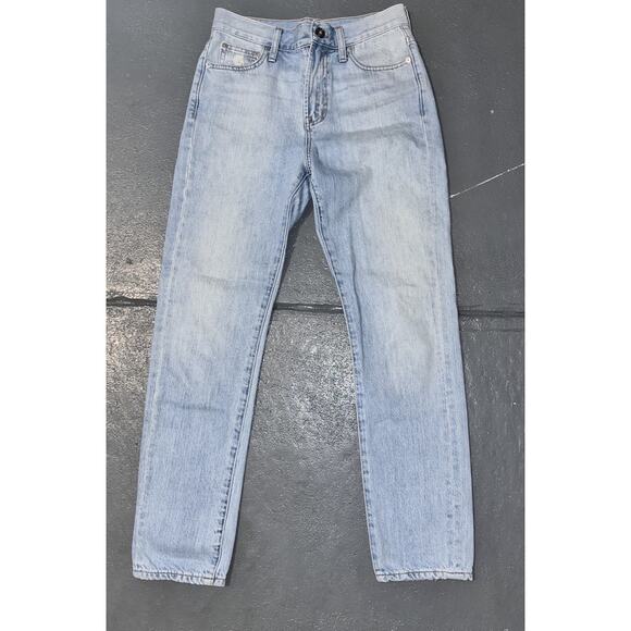 Madewell Women's Perfect Summer Jeans Light Wash Blue High Waisted Denim Size 25 - Picture 2 of 12